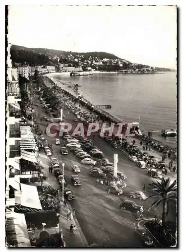 Cartes postales moderne Nice A M la Promenade des Anglais et le mont Boron Automobile