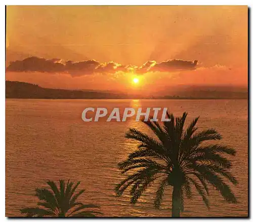 Cartes postales moderne Soleil couchant sur la Mediterranee