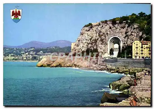 Cartes postales moderne La Cote d'Azur Nice Le Quai Raubs Capeu Monument aux Morts oeuvre e l'architecte Seassal