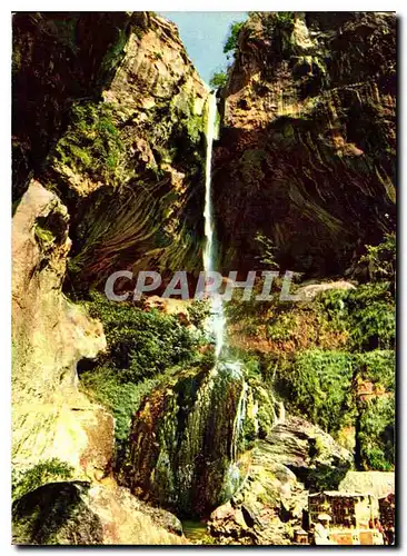 Moderne Karte Couleurs et lumiere de France Gorges du Loup Alpes Maritimes Cascade de Cournies dans un magnifi