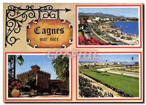 Cartes postales moderne Cagnes sur Mer Cote d'Azur French Riviera Souvenir de Cagnes sur Mer