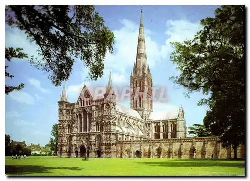 Cartes postales moderne Salisbury Cathedral from the south west