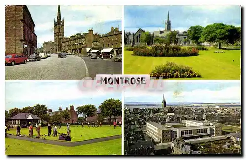 Cartes postales moderne Montrose Peel Place Parish church and gardens general view