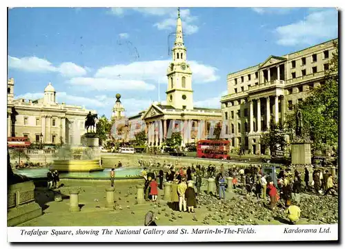 Cartes postales moderne Trafalgar Square The National Gallery and St Martin in the fields