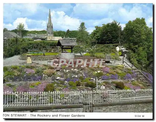 Cartes postales moderne Steward The Rockery and Flower Gardens