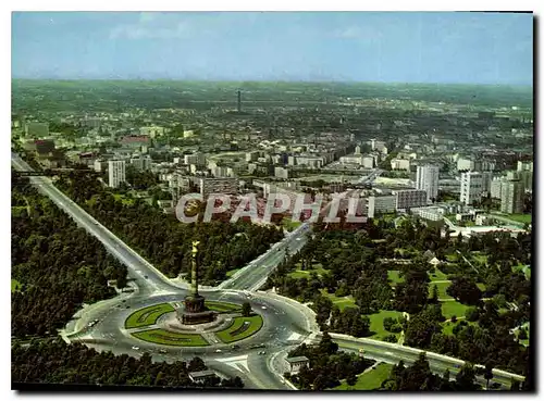 Cartes postales moderne Berlin Tiergarten Siegessaule und Hansaviertel