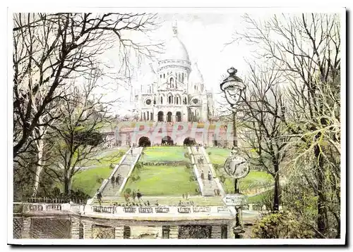 Cartes postales moderne Paris Le Sacre Coeur