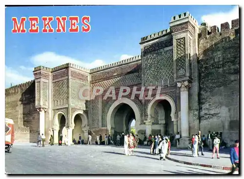 Cartes postales moderne Meknes Bab Mansour