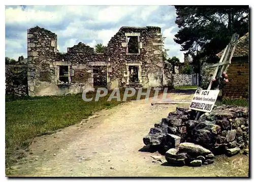 Moderne Karte Oradour sur Glane Haute Vienne Cite martyre 10 Juin 1944