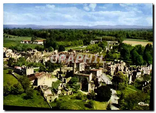 Moderne Karte Oradour sur Glane Hte Vienne Cite martyre 10 Juin 1944 Vue generale aerienne