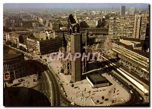 Cartes postales moderne Berlin Blick vom Europa Center auf Kaiser Wilhelm Gedachtniskirche