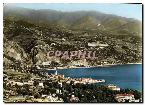 Cartes postales moderne Menton le pont Saint Louis la frontiere et le versant italien