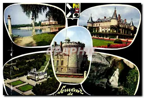 Moderne Karte Rambouillet S et O au Chateau residence d'ete du President de la Republique le debarcadere de l'