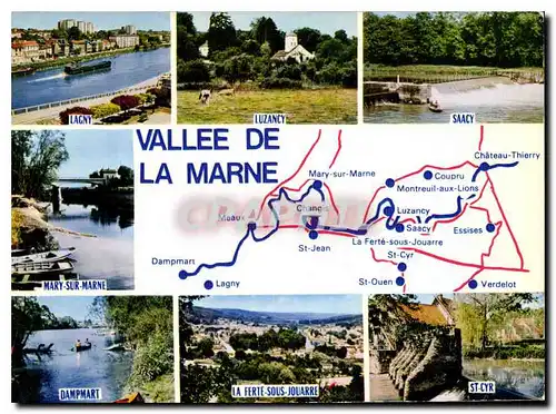 Cartes postales moderne Vallee de la Marne