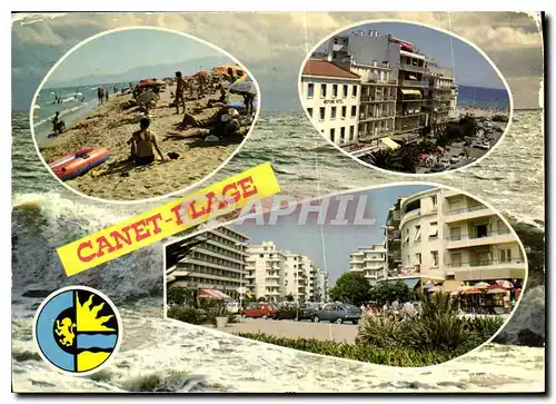 Cartes postales moderne Canet Plage St Nazaire en Roussillon L'Avenue de la Mediterranee la Plage