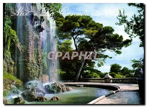 Cartes postales moderne Cote d'Azur Nice Alpes Maritimes la cascade du Chateau