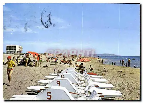 Moderne Karte Marseillan Plage Herault Pedalo