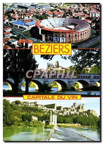 Cartes postales moderne Capitale du Vignoble Languedocien Beziers