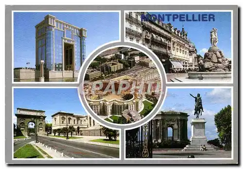 Cartes postales moderne Montpellier Capitale du Languedoc
