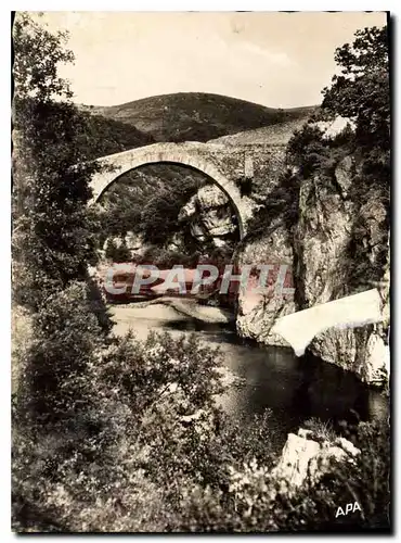 Moderne Karte En parcourant le Languedoc Lamalou les Bains Herault le Pont du Diable