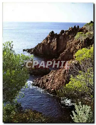 Cartes postales moderne L'Esterel Alpes Maritimes les roches rouges