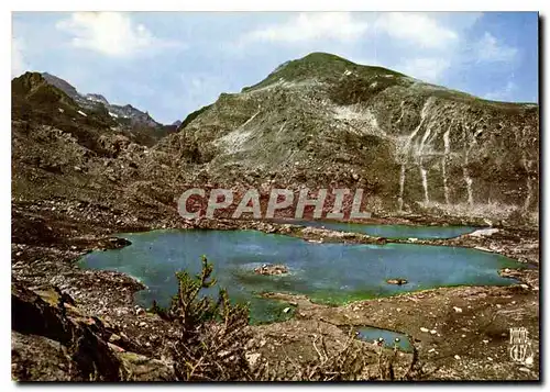 Cartes postales moderne Paysages de France Vallee des merveilles Alpes Maritimes lac Forcato et lac Long superieur au fo