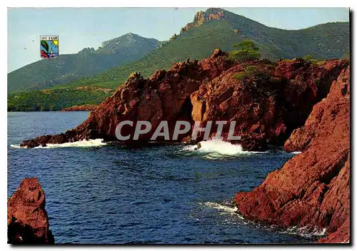 Cartes postales moderne Cote d'Azur la Corniche d'Or Rochers rouges de l'Esterel