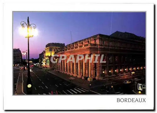 Moderne Karte Bordeaux Gironde le Grand Theatre