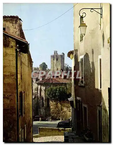 Cartes postales moderne Monuments historiques et Sites Saint Emilion Gironde rue de la Tente avec perspective sur l'Absi