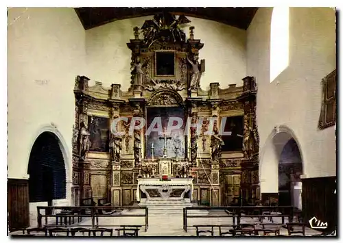 Cartes postales moderne Pezenas Herault Ville d'Art Eglise Ste Ursule Retable en bois dore