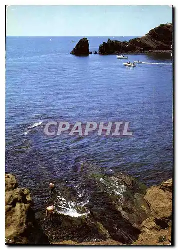 Cartes postales moderne Le Cap d'Agde la baie de la grande conque et les rochers des Freres Jumeaux