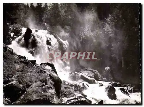 Cartes postales moderne Environs de Cautierets Htes Pyrenees Cascade de Lutour