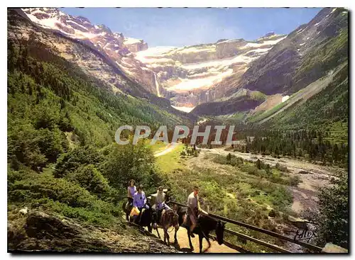 Moderne Karte Les Pyrenees Gavarnie Retour du Cirque