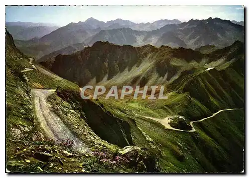 Cartes postales moderne Les Pyrenees Route du Tourmalet au Pic du Midi de Bigorre