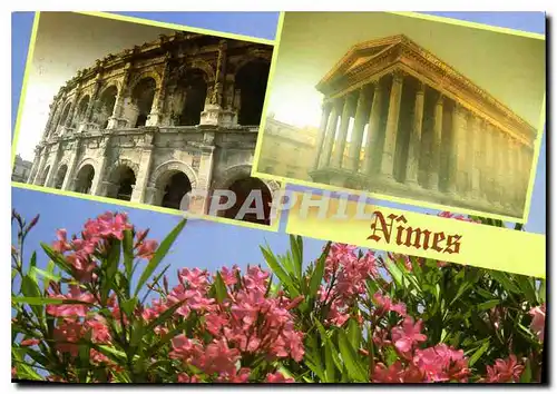 Cartes postales moderne Nimes les Arenes La Maison Carree