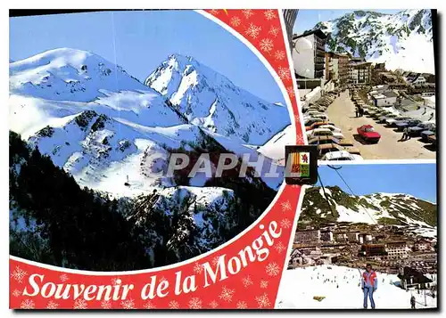 Cartes postales moderne La Mongie Pic du Midi de Bigorre et la station