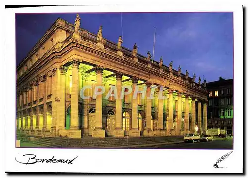 Moderne Karte Bordeaux BX Le Grand Theatre