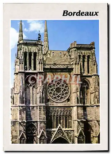 Cartes postales moderne Bordeaux L cathedrale St Andre portail sud