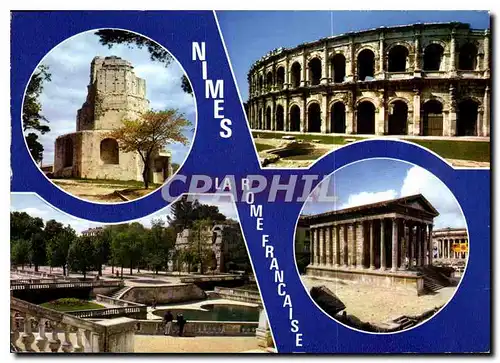 Cartes postales moderne La Rome Francaise Nime