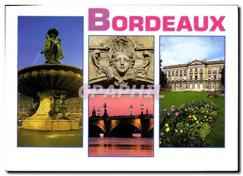 Moderne Karte Bordeaux Gironde