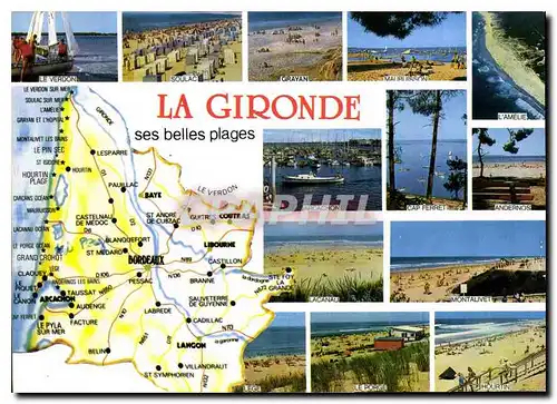 Cartes postales moderne La Gironde et ses belles plages