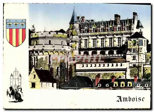 Cartes postales moderne En Touraine Les Chateaux de la Loire Amboise Le Chateau