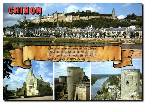 Cartes postales moderne Les Merveilles du Val de Loire Chinon Indre et Loire