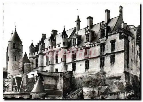 Moderne Karte Loches Le Chateau Facade des Logis Royaux XIII XV siecles