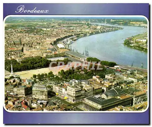 Cartes postales moderne Bordeaux Gironde Vue generale Du Grand Theatre et la Place des Quinconces