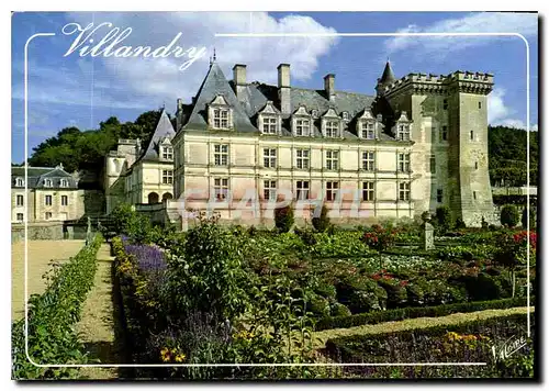 Cartes postales moderne Les Merveilles du val de Loire Villandry Indre et Loire Les Jardins et le Chateau