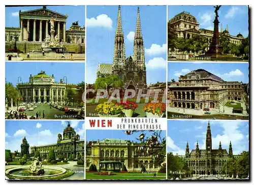 Cartes postales moderne Wien Prunkbauten der Ringstrasse