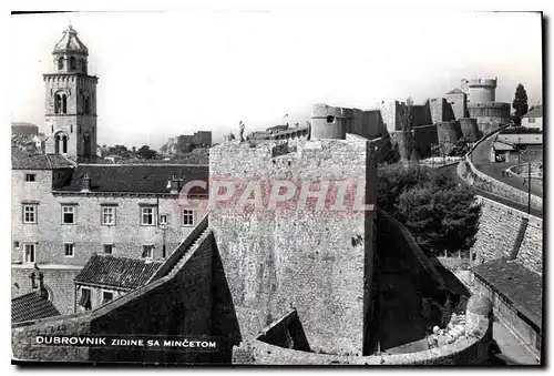 Cartes postales moderne Dubrovnik zidine sa mincetom