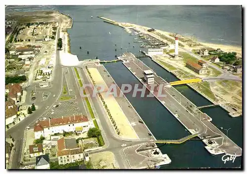 Cartes postales moderne La France Vue du Ciel Ouistreham Riva Bella Calvados Vue generale du Port