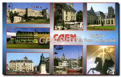 Cartes postales moderne Caen Calvados Le Chateau du XIe siecle fonde par Guillaume